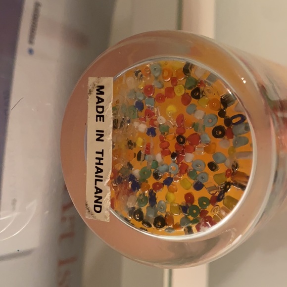 UO Sunrise Layered Candle w/ seed beads - Picture 2 of 4